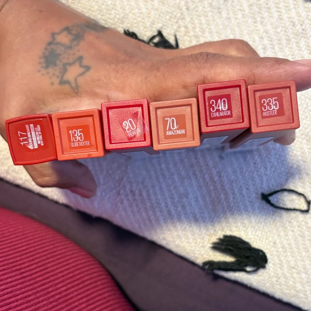 Maybelline SuperStay Matte Ink Lipstick( pick 1 $10 or Any two for 18$